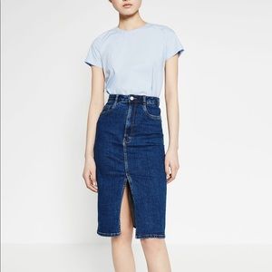 Zara Denim Midi